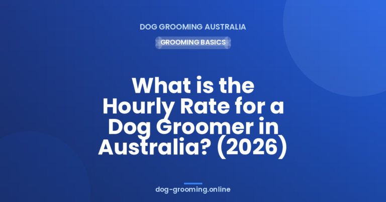 What is the Hourly Rate for a pet groomer in Australia? (2026)