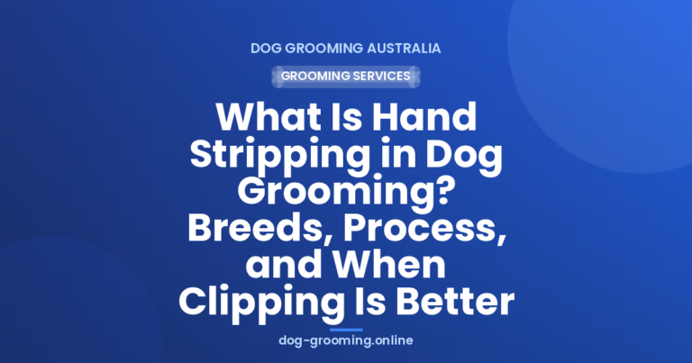 What Is Hand Stripping in pet grooming? Breeds, Process, and When Clipping Is Better