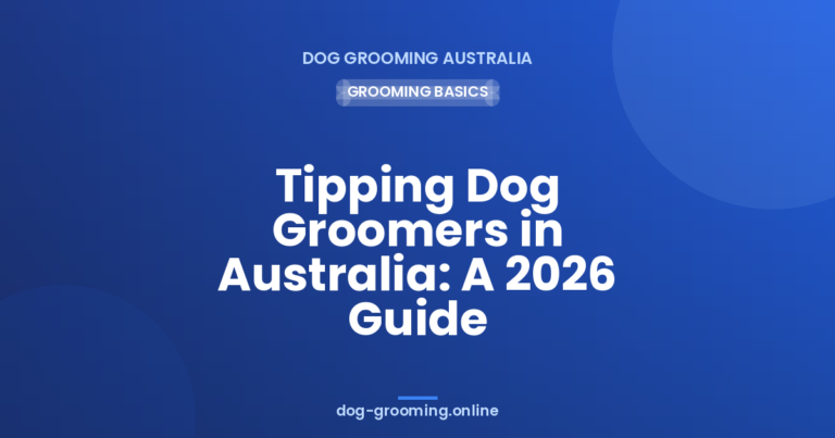 Tipping Dog Groomers in Australia: A 2026 Guide