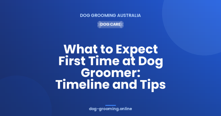 What to Expect First Time at Dog Groomer: Timeline and Tips
